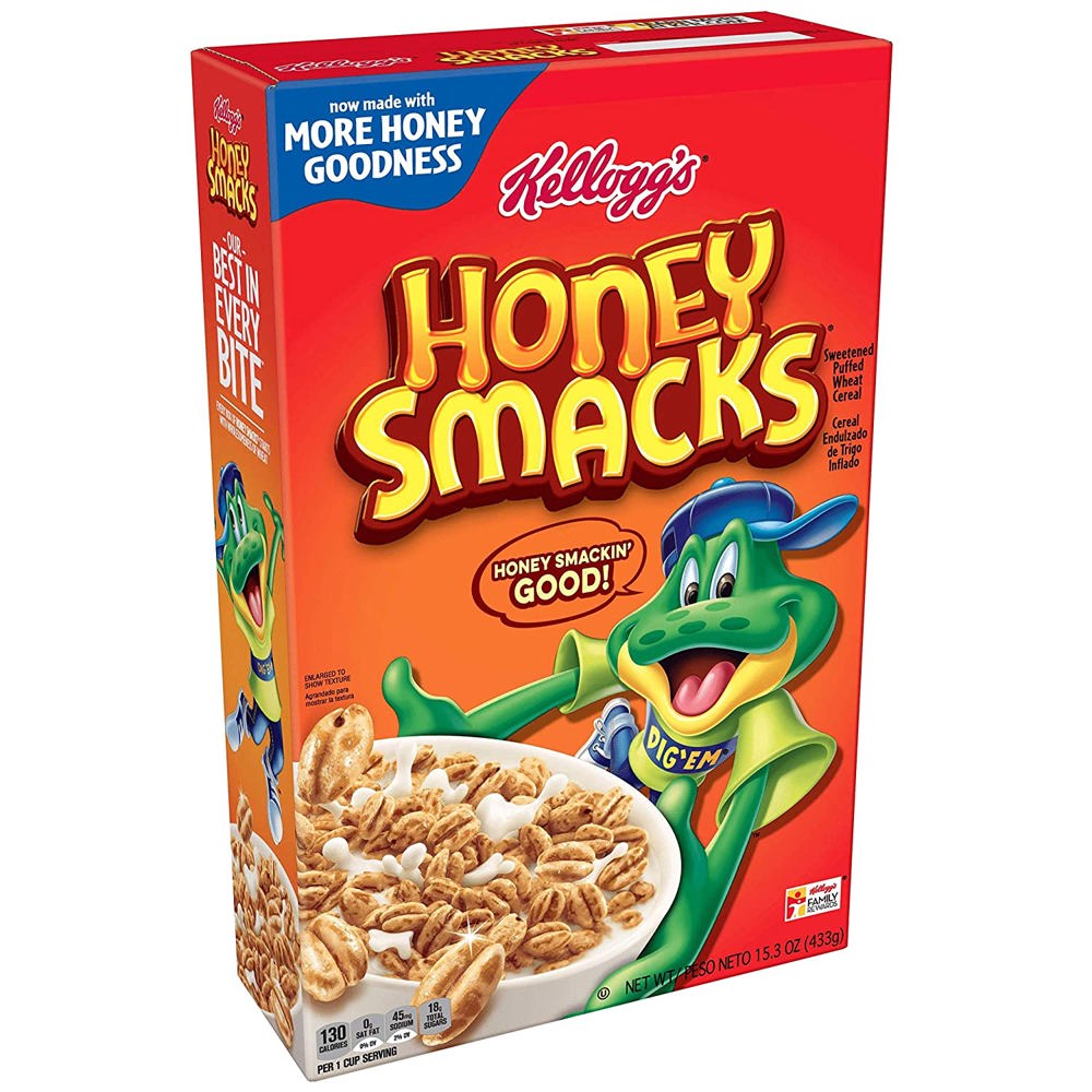 Kellogg's Boxed Cereal Family Size Honey Smacks 8ct 15.3oz