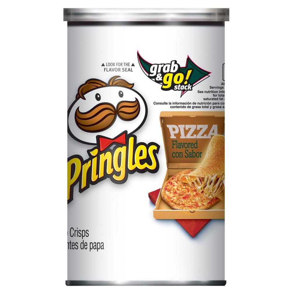 Pringles Grab & Go 2.5 oz Can Pizza 12ct 2.5oz