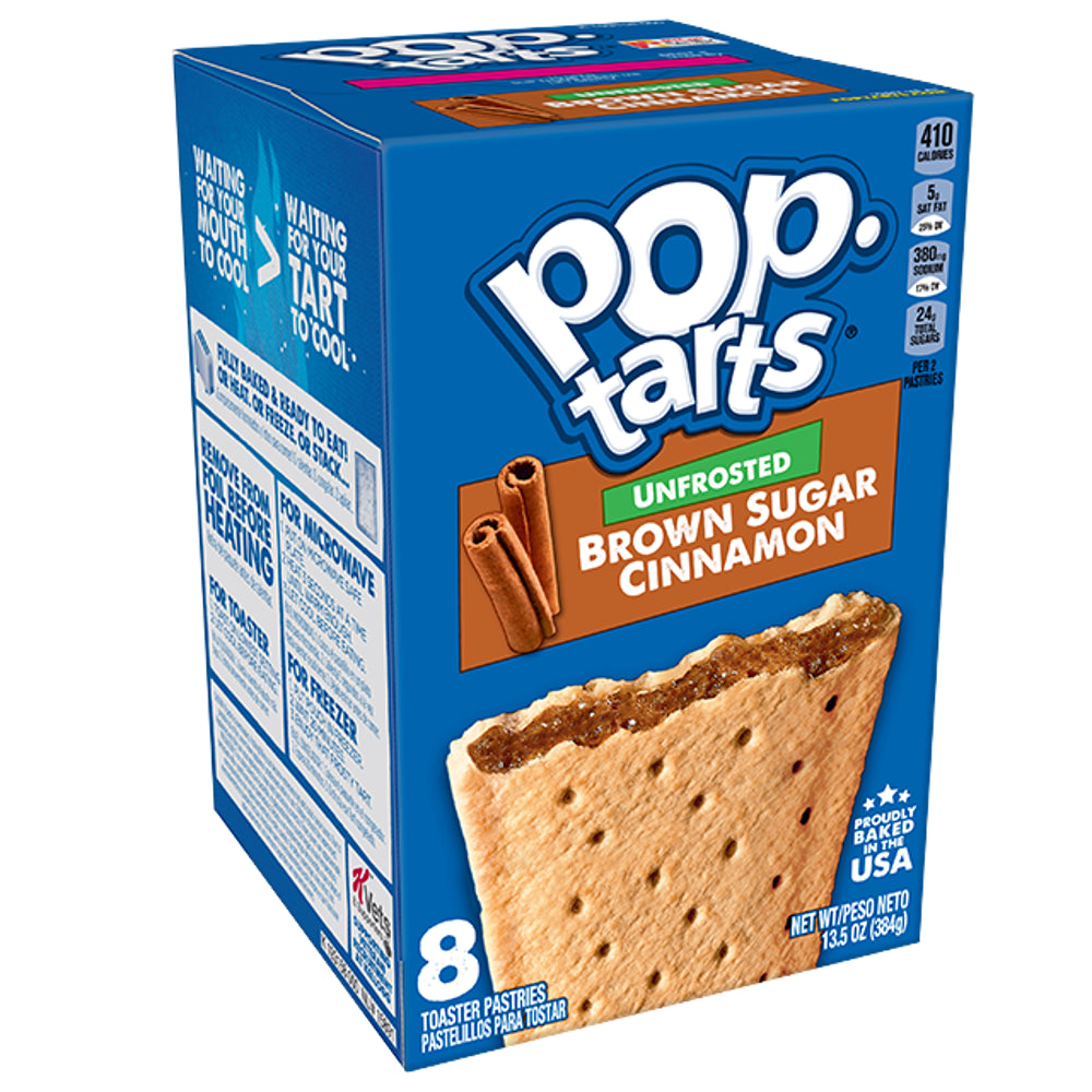 Pop Tarts Grocery Unfrosted Brown Sugar Cinnamon 12ct 13.5oz