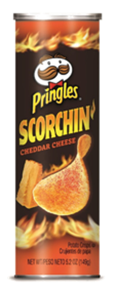 Pringles Grab & Go Lss Scorchin' Cheddar 2.5oz 1/12ct