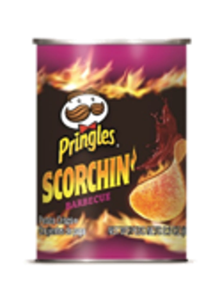 Pringles Scorchin' BBQ 2.5oz 1/12ct