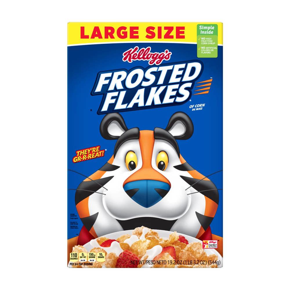 Kellogg's Boxed Cereal Frosted Flakes 10ct 17.3oz