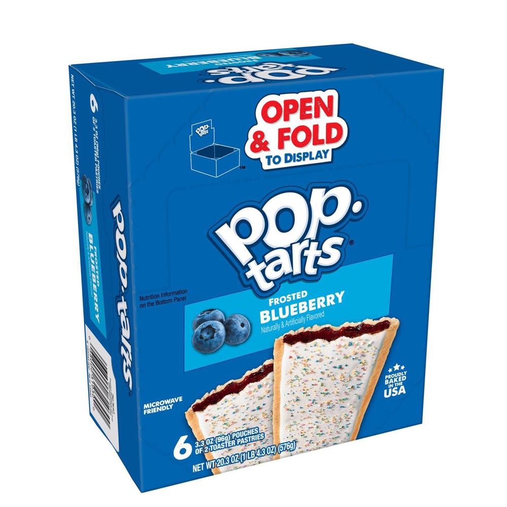 Pop Tarts Frosted Blueberry 12/6ct 3.6oz