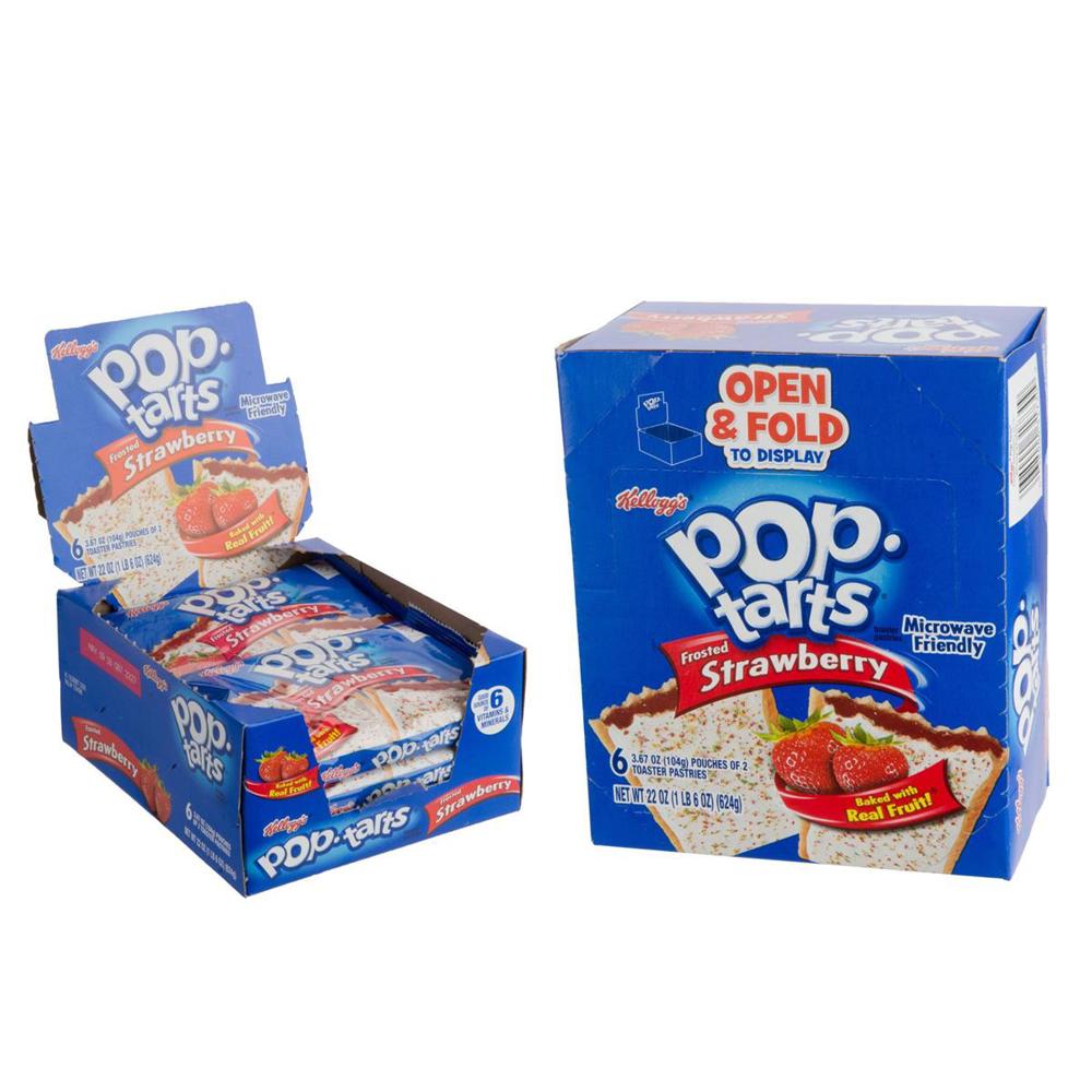 Pop Tarts Frosted Strawberry 12/6ct 3.6oz