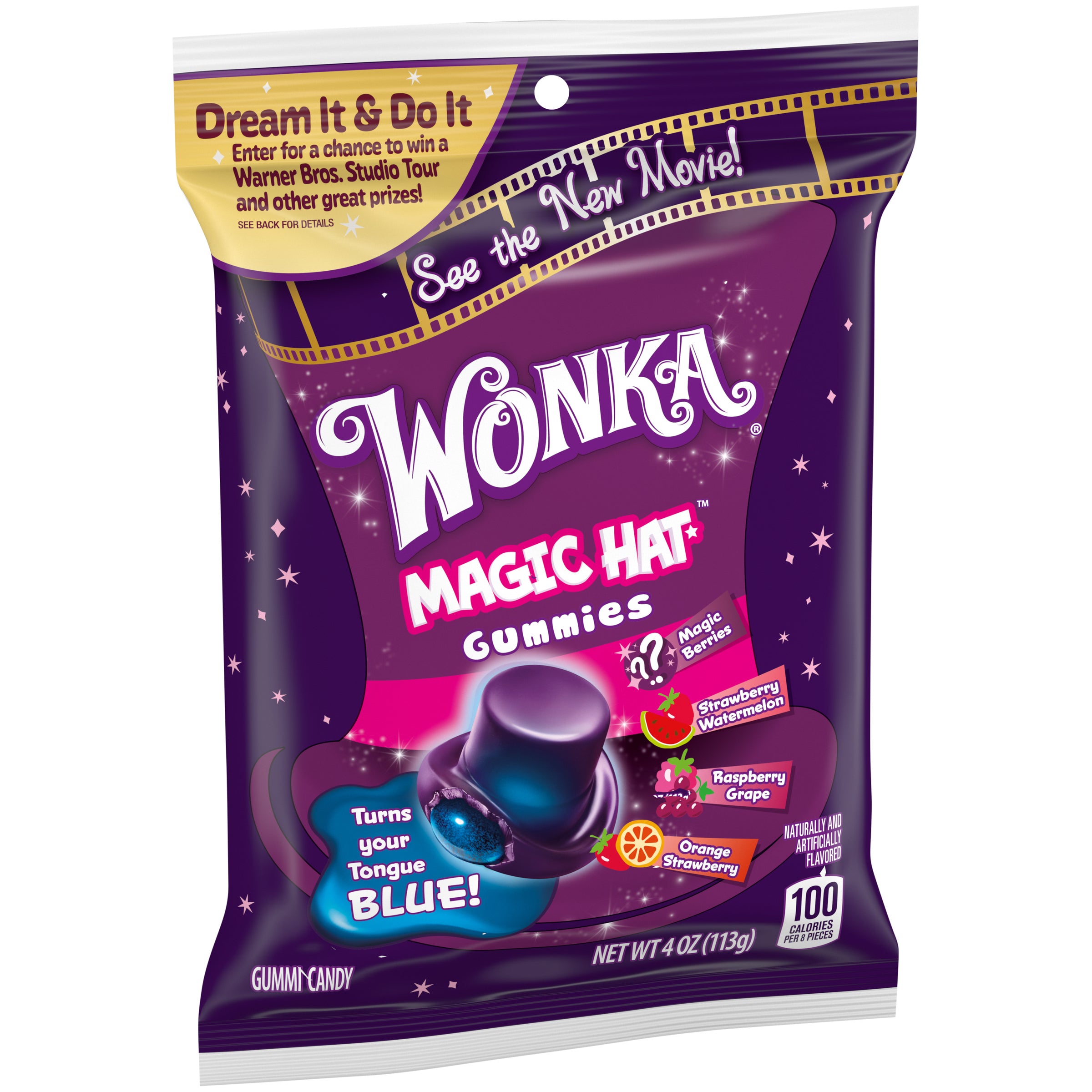 Wonka Peg Mixed Flav Magic Hat Gummies RSC 4oz 1/12ct