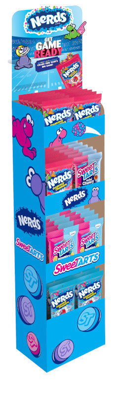 Nerds,SweeTARTS Medium Peg Floorstand 72ct