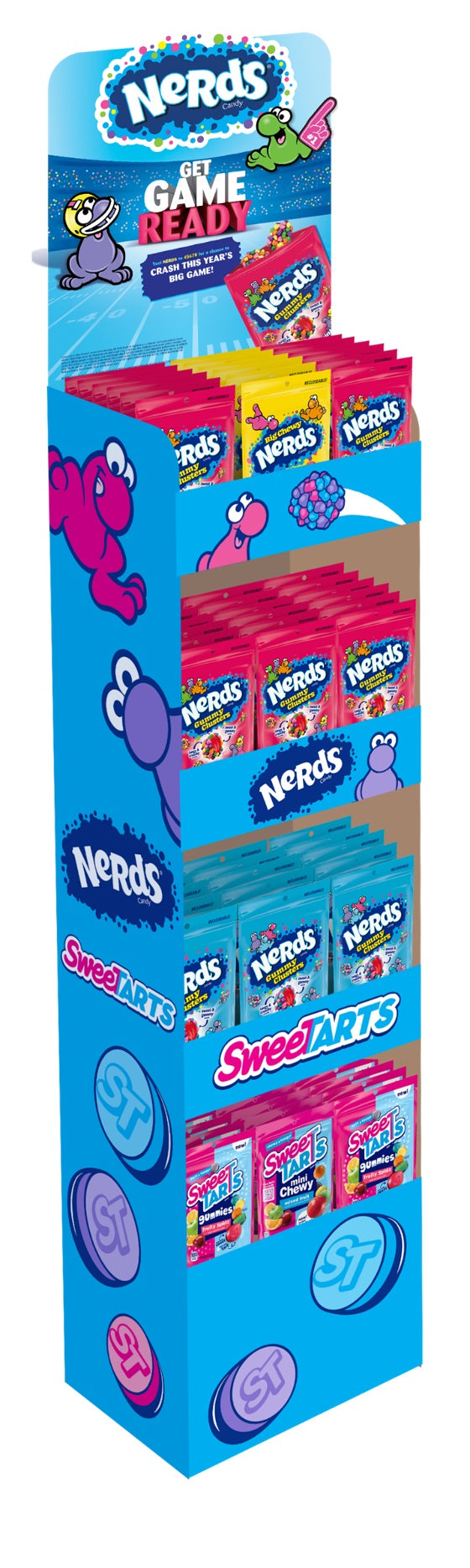 Nerds,SweeTARTS SUB Floorstand 72ct