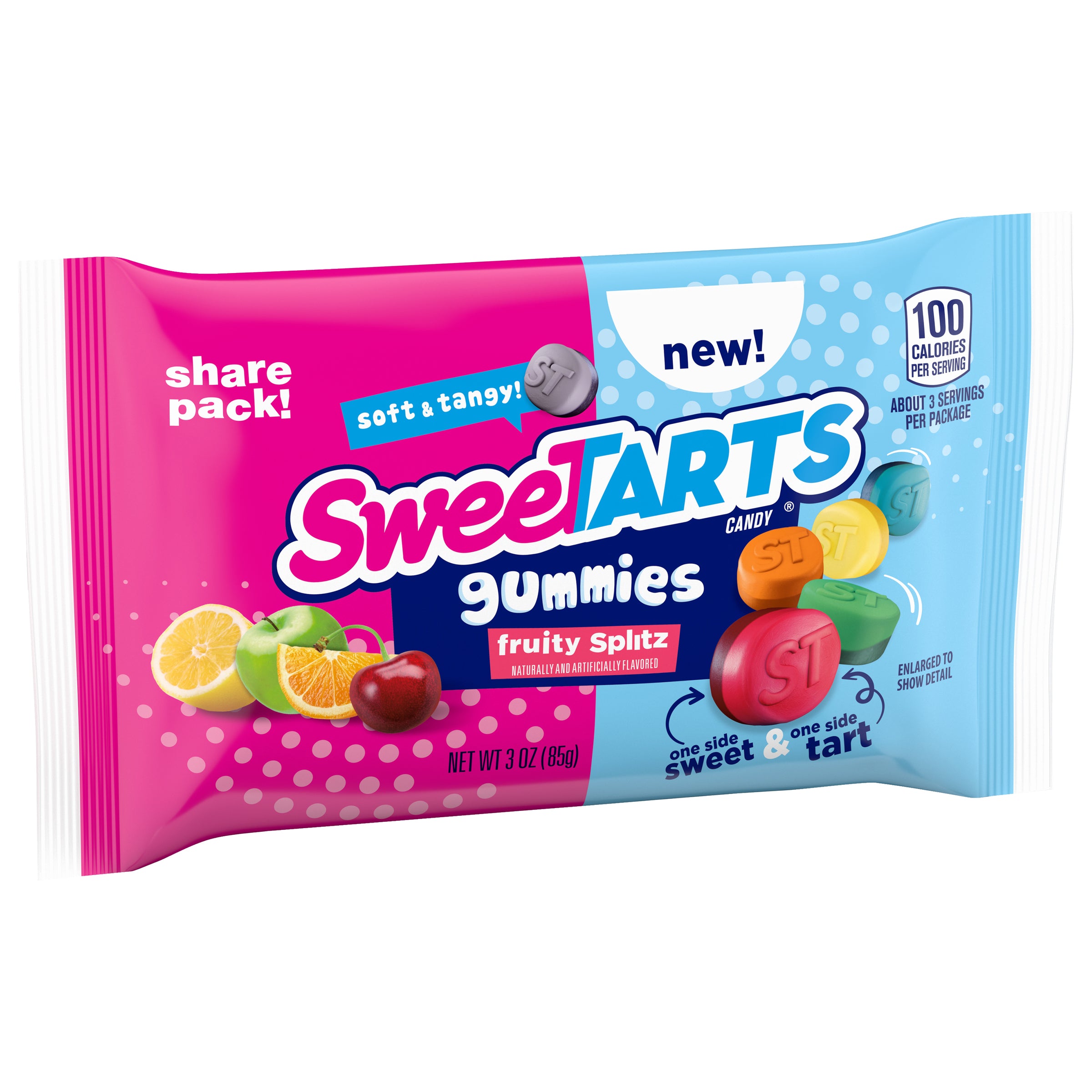 SweeTarts Gummies Fruity Splitz 3oz Share Size  4/12ct