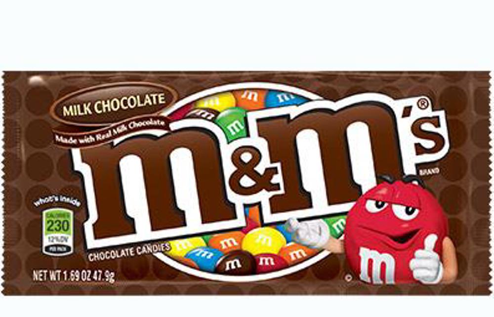 M&M Mars Singles M&M's Milk Chocolate 9/36ct 1.69oz