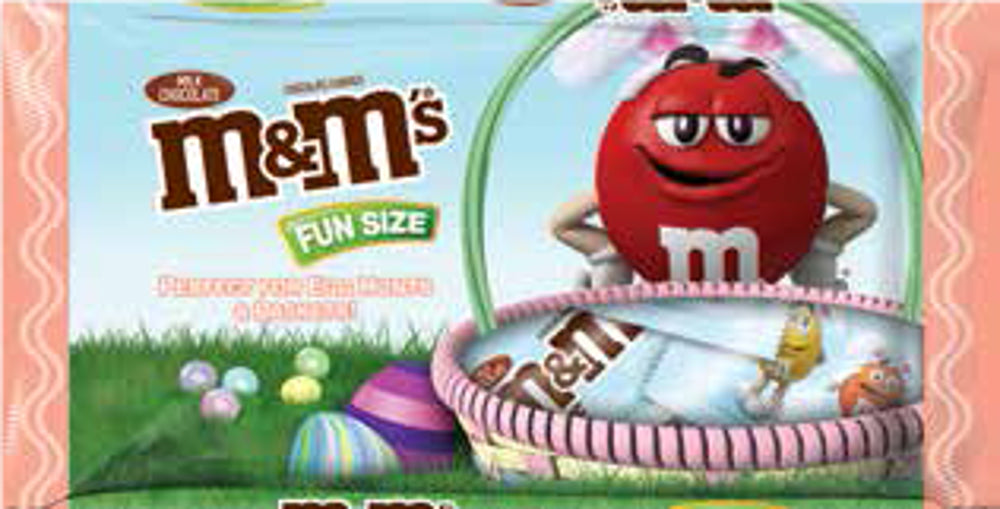 M&M's Easter  Fun Size Milk Chocolate 10.53oz LDB 1/24ct