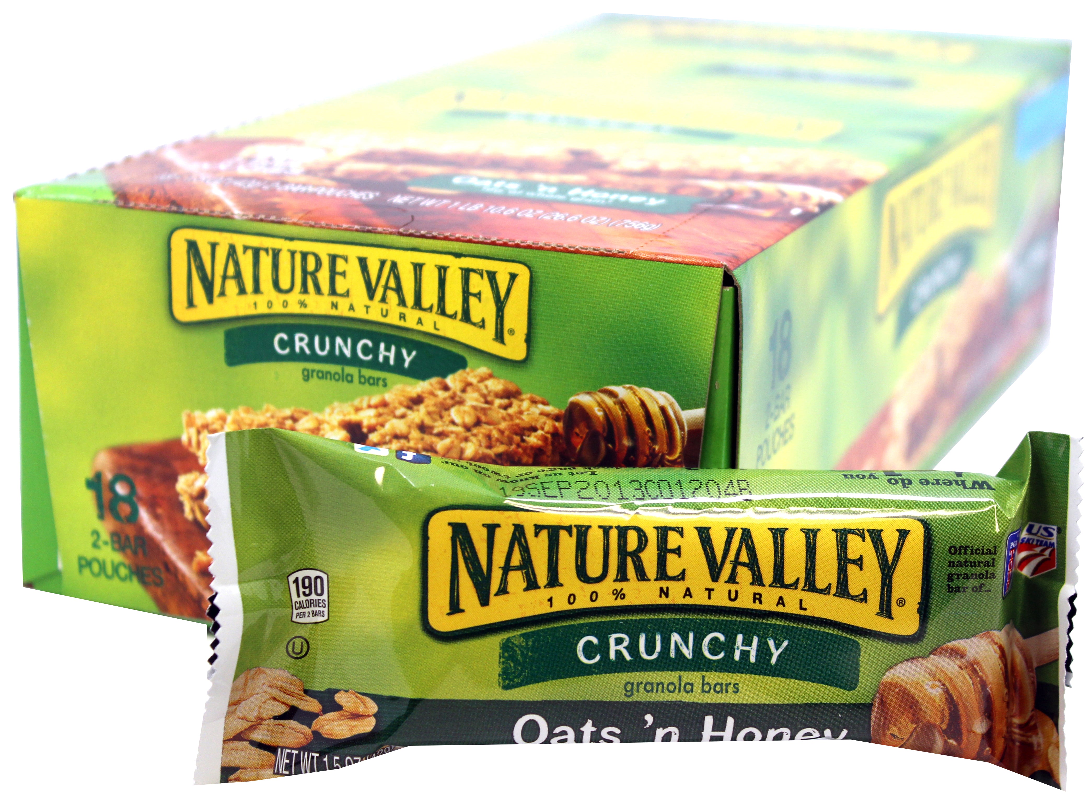 Nature Valley Granola Bars Oat & Honey Crunchy 6/18ct 1.5oz