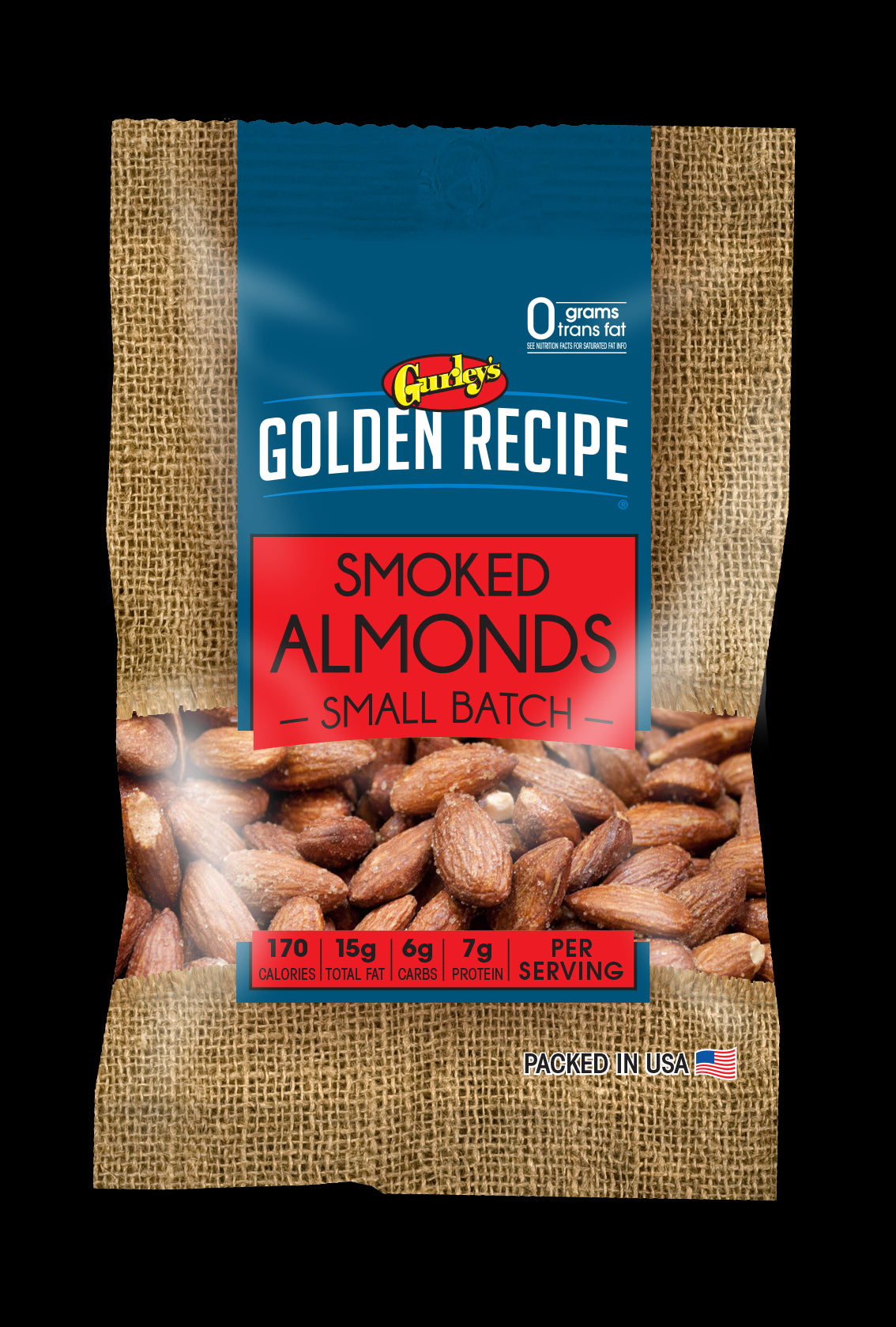 Gurleys Golden Recipe Almonds, Smoked