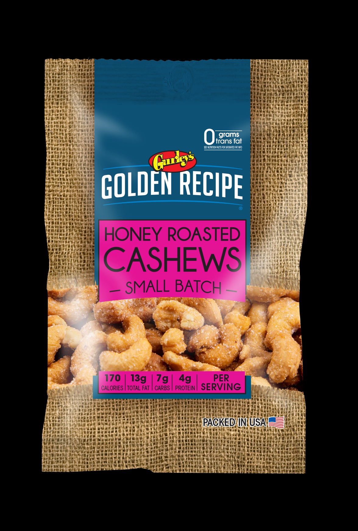 Gurleys Golden Recipe Cashews, Honey Roasted