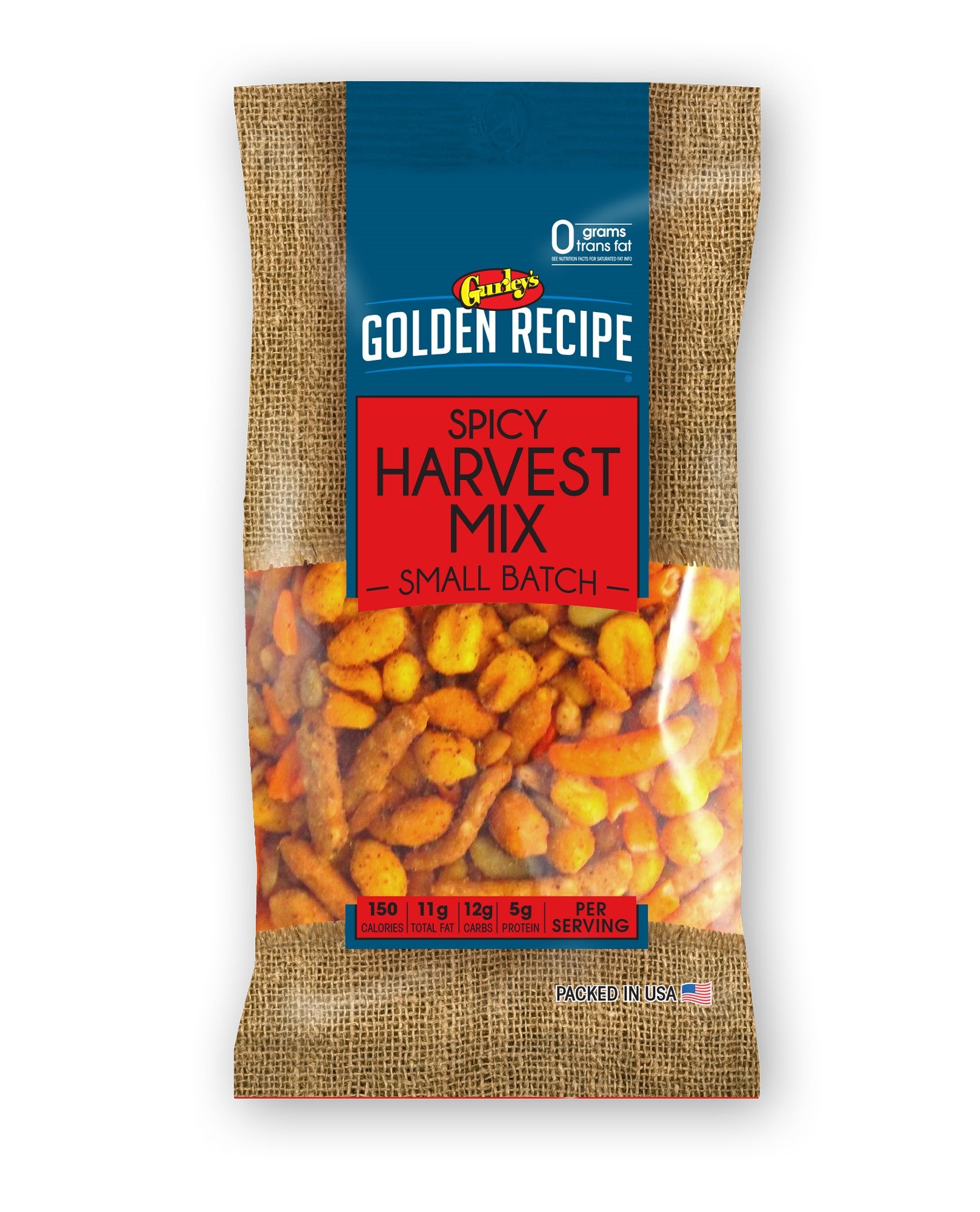 Gurleys Golden Recipe Snack Mix, Spicy Harvest 5.25oz 1/8ct