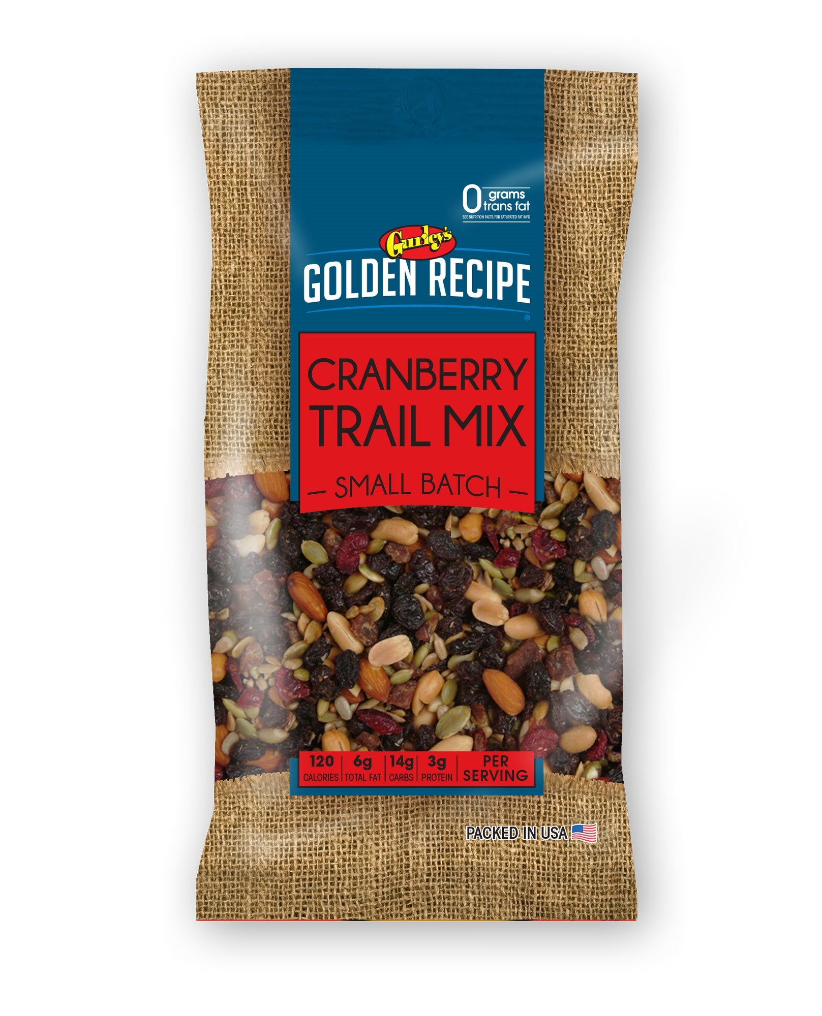 Gurleys Golden Recipe Trail Mix, Cranberry