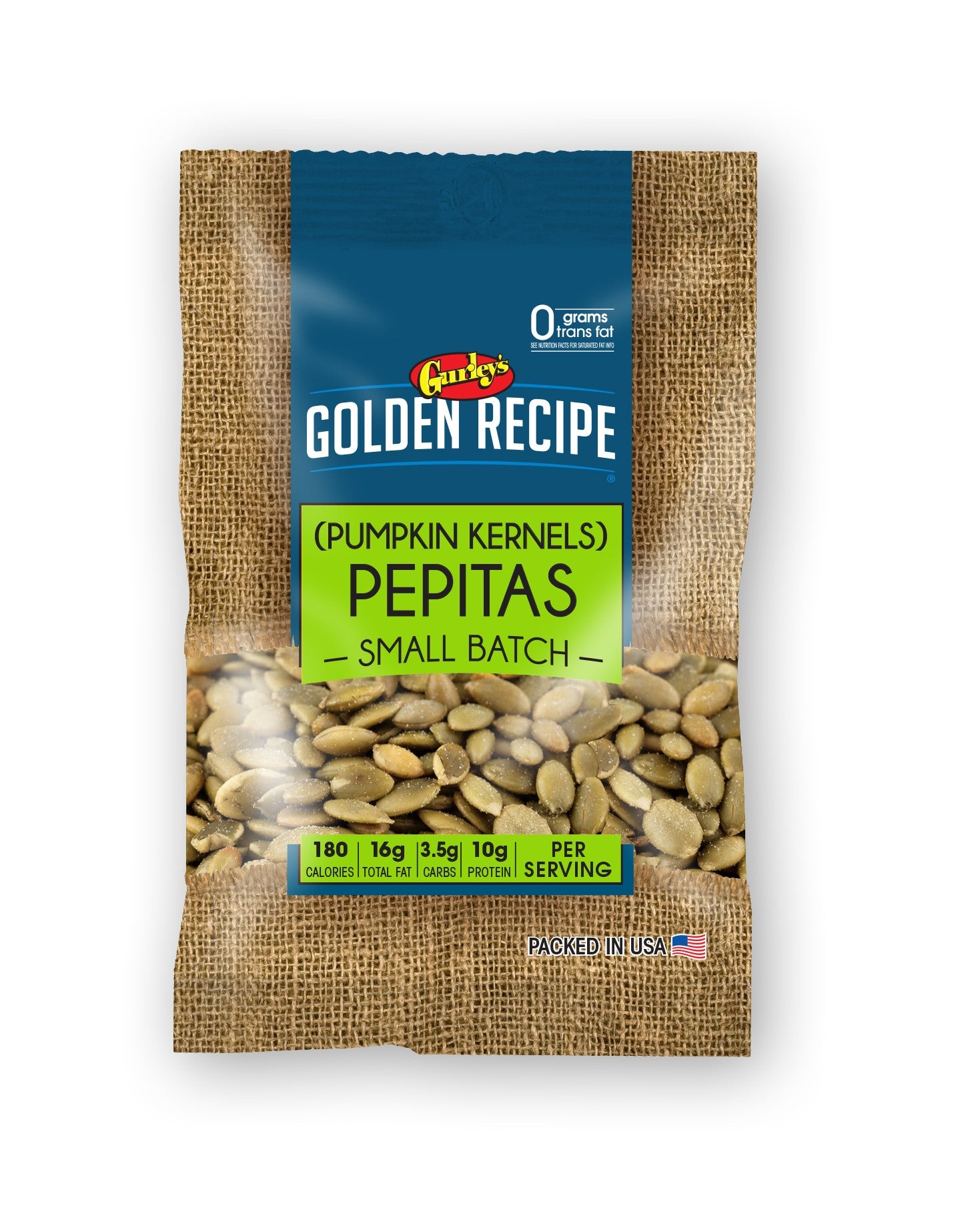 Gurleys Golden Recipe Pepitas (Pumpkin Kernels)  NEW