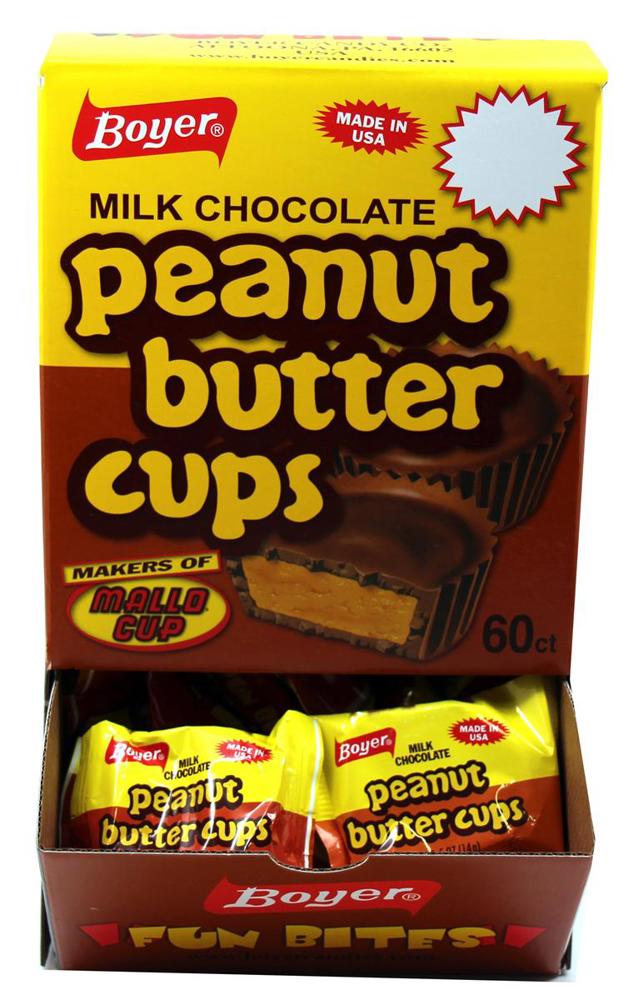 Boyer Changemakers Peanut Butter Cup 8/60ct .5oz