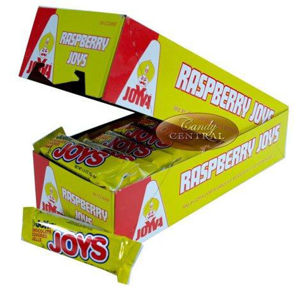 Joyva Chocolate Cov'd Raspberry Joys Bar 9/36ct 1.5oz