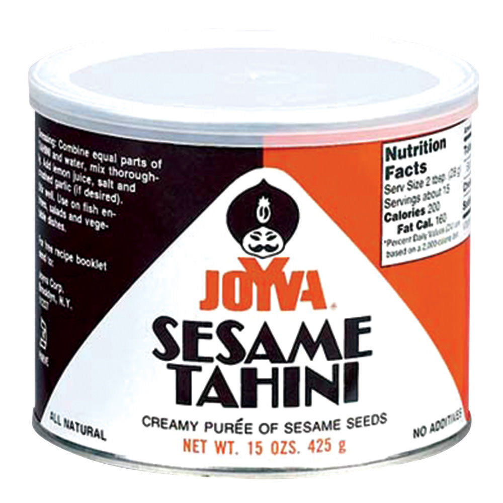 Joyva Tins JoyvTahini Crushed Hulled Sesame Seed 12ct 15oz