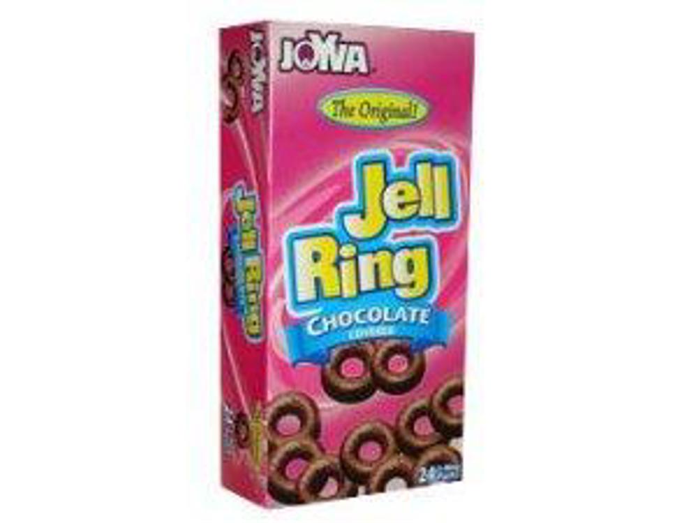 Joyva Chocolate Cov'd Raspberry Jelly Rings 3-Pack 12/24ct 1.35oz