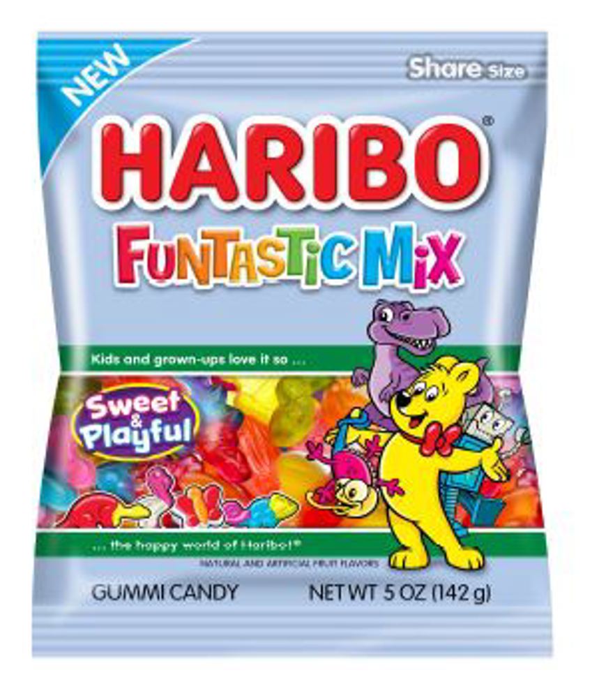 Haribo Peg Bag  Funtastic Mix  5 Oz   12ct