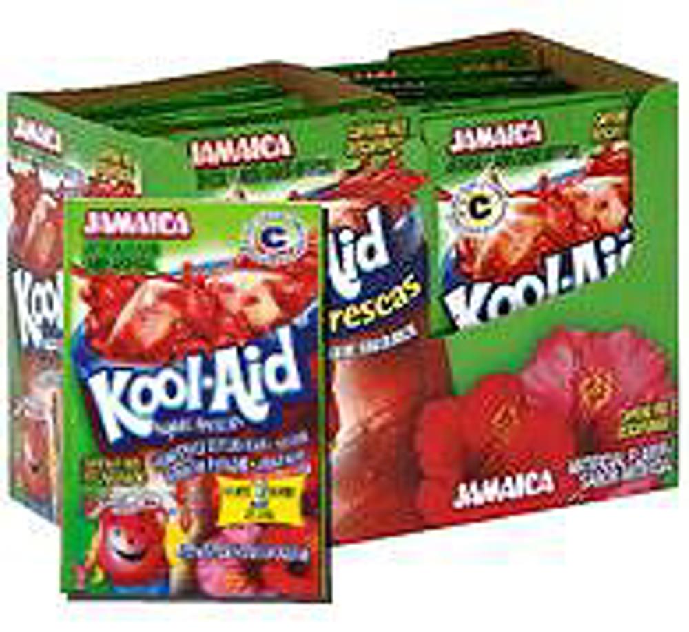 Kool-Aid Unsweetened 2QT Jamaica 4/48ct 0.14oz