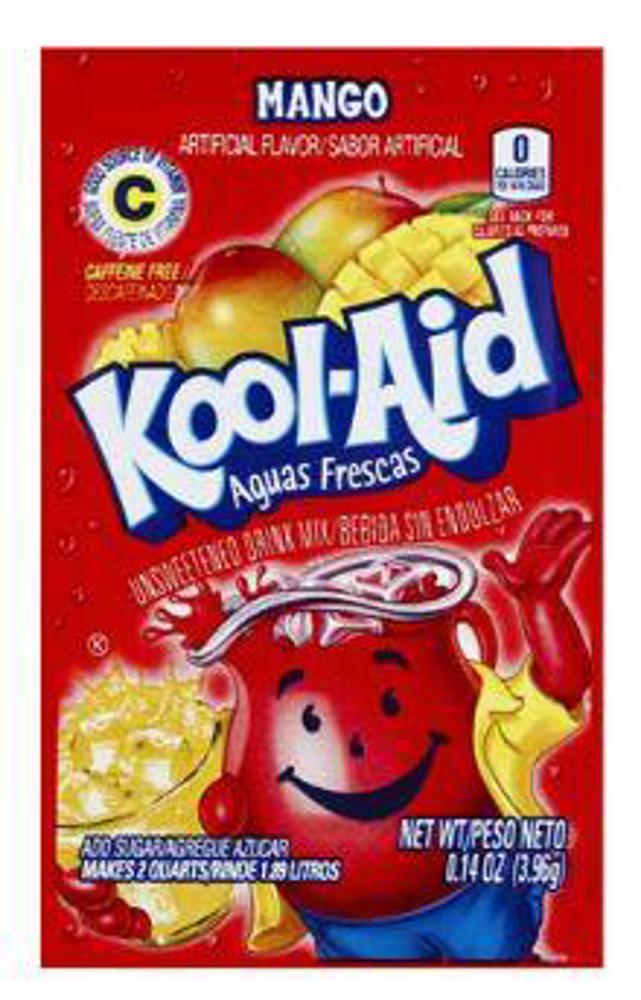 Kool-Aid Unsweetened 2QT Mango 4/48ct 0.14oz