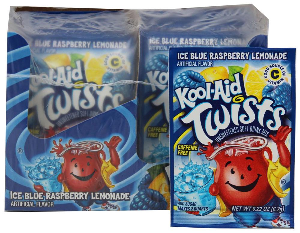 Kool-Aid Unsweetened 2QT Blue Raspberry Lemonade 4/48ct 0.22oz