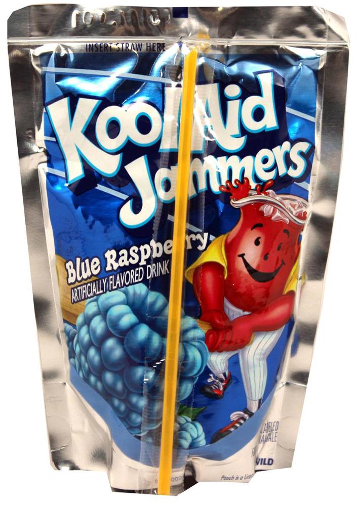 Kool-Aid Jammers Blue Raspberry 4/10ct 6oz