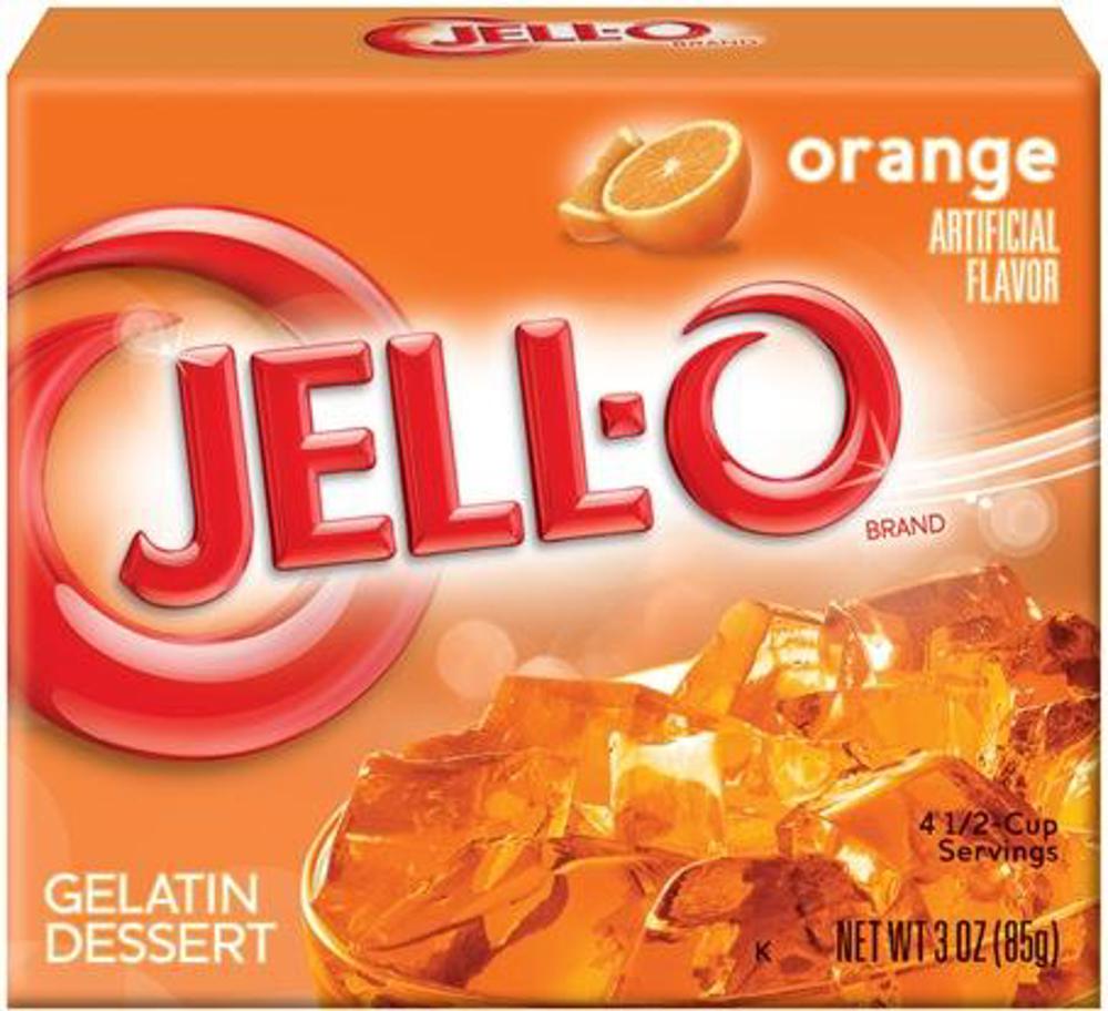 Kraft Jell-O Orange 24ct 3oz