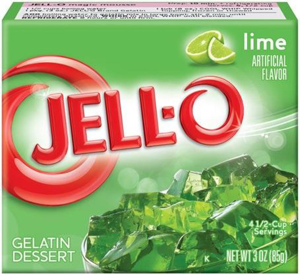 Kraft Jell-O Lime 24ct 3oz