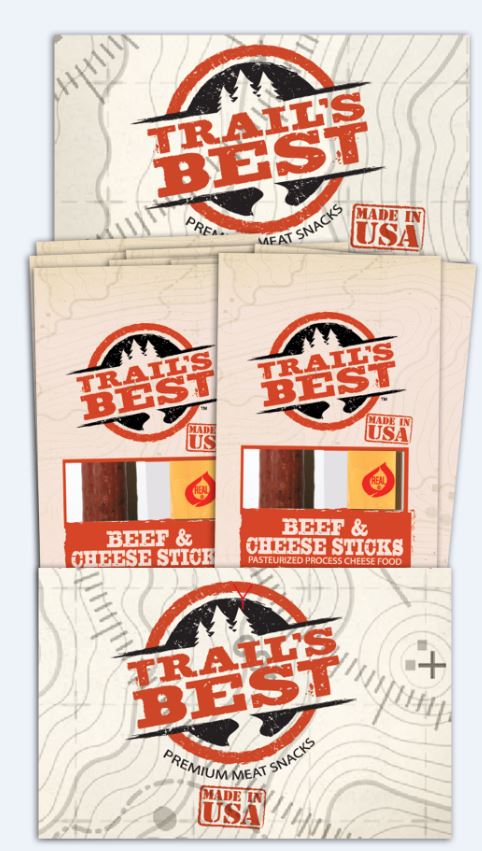 Trail's Best Beef & Cheese 6/20ct 1oz