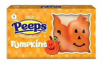 Jb Halloween Peeps 3ct  Marshmallow Pumpkins   24/1.5oz