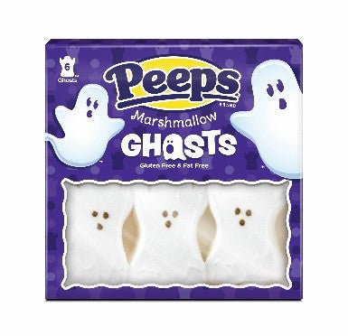 Jb Halloween Peeps 6ct  Marshmallow Ghosts   12/3oz