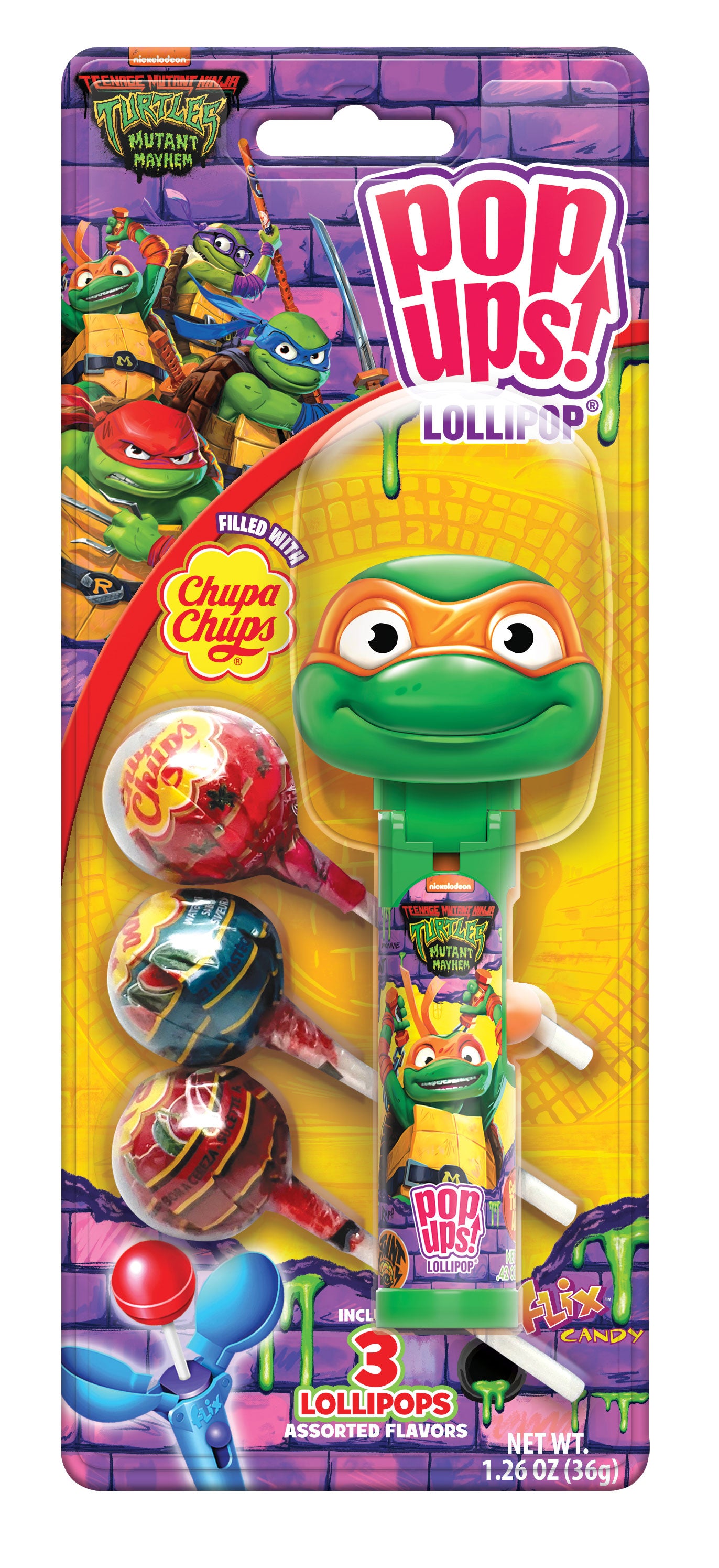 Imaginings 3 Pop Ups Blister Card TMNT 1.26oz 6/6ct