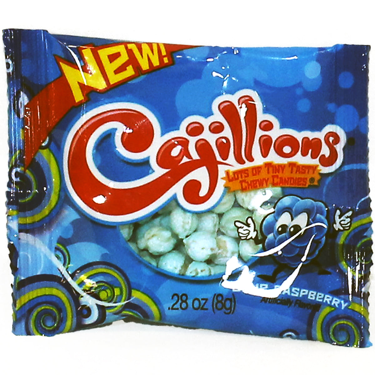 Cajillions Lots of Tiny Tasty Chewy Candies .28 oz. Blue Raspberry Changemaker