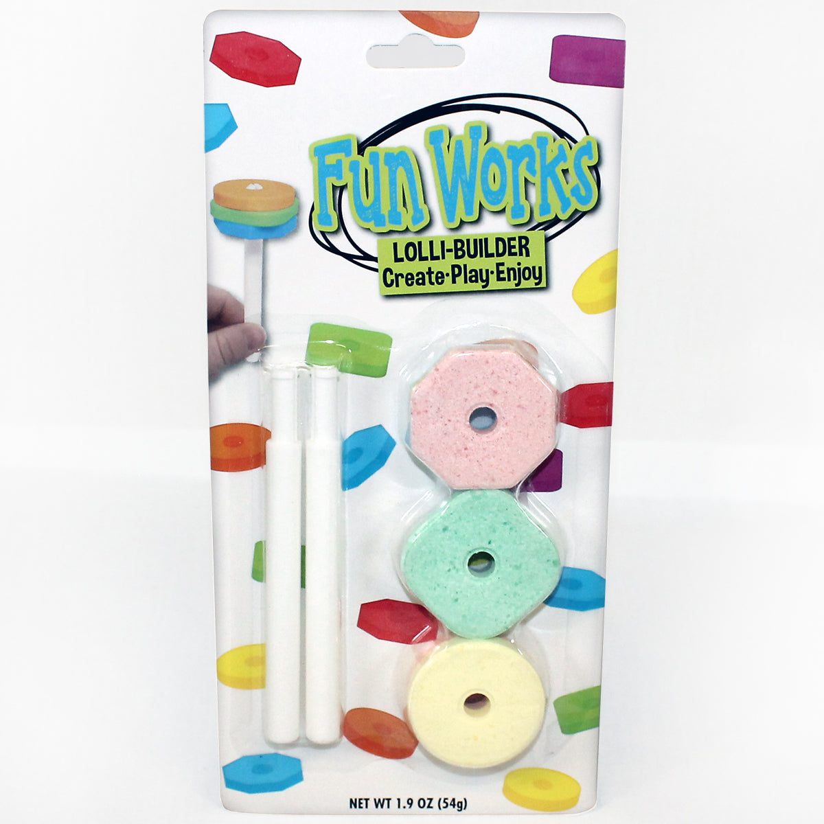 Fun Works LOLLI-BUILDER 1.9 oz Display Carton