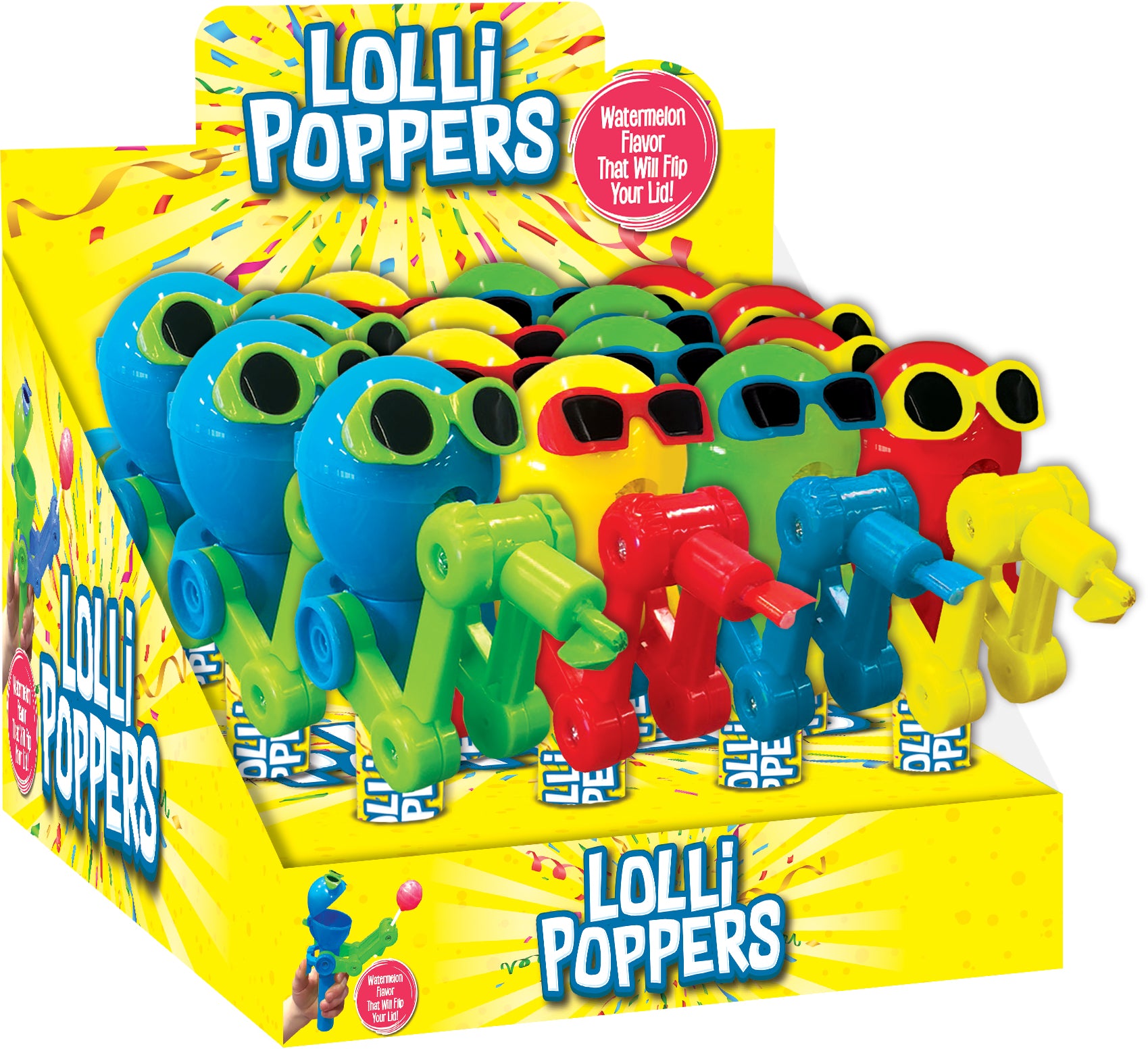 Foreign Candy LolliPoppers Display Carton .39 oz