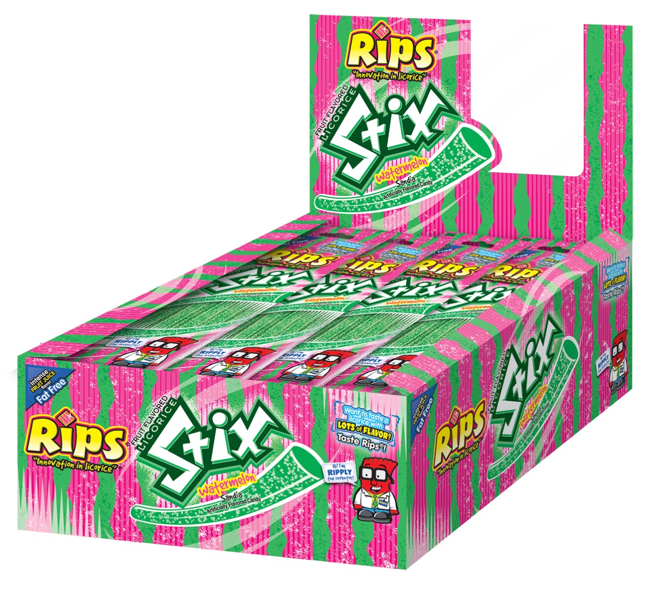 Rips Stix Watermelon 1.76oz 8/24ct