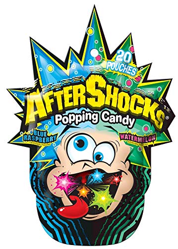 Aftershock Popping Candy Blue Rasp/Watermelon 1.06oz 2/16ct