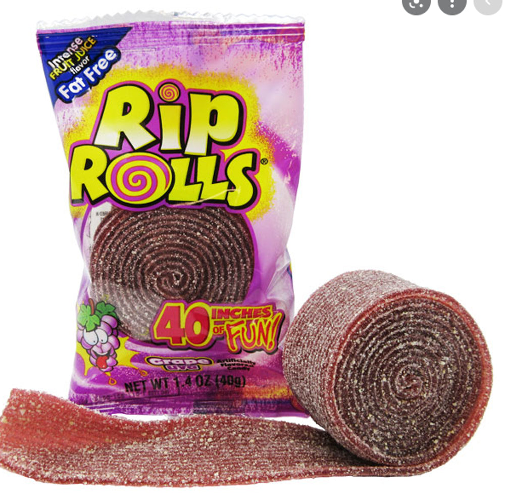 Rip Rolls Grape 1.4 oz. 12/24ct