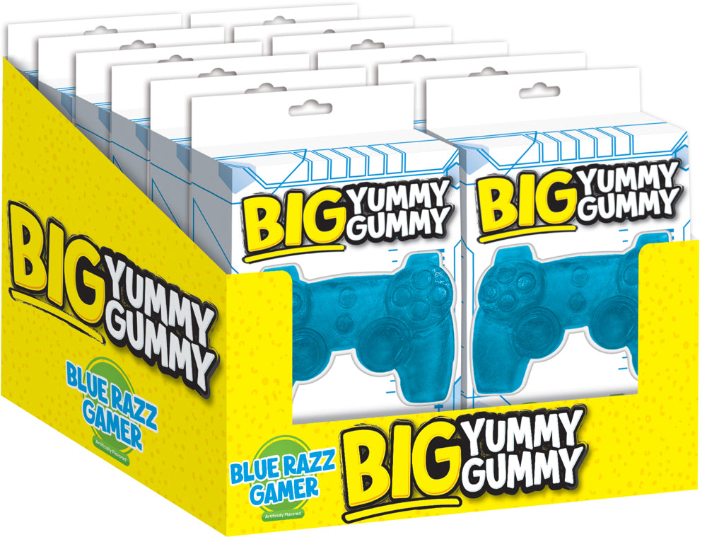 BIG YUMMY GUMMY Blue Razz Gamer
5.29 oz. Display Carton 12ct