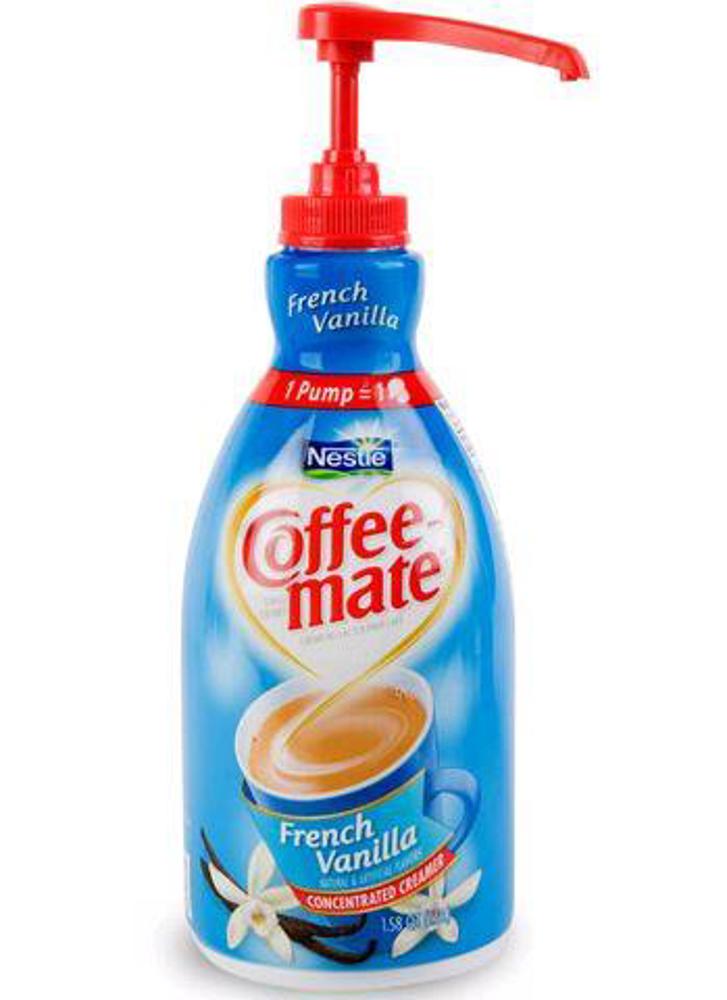 Nestle Coffee Mate Concentrate Pump French Vanilla 2ct 1.5lit