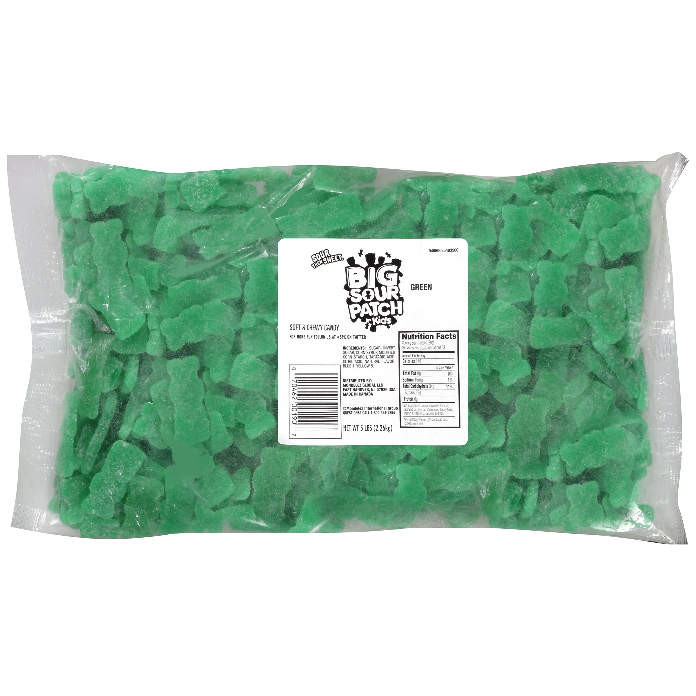 Sour Patch Kids Bulk GREEN 6/5lb