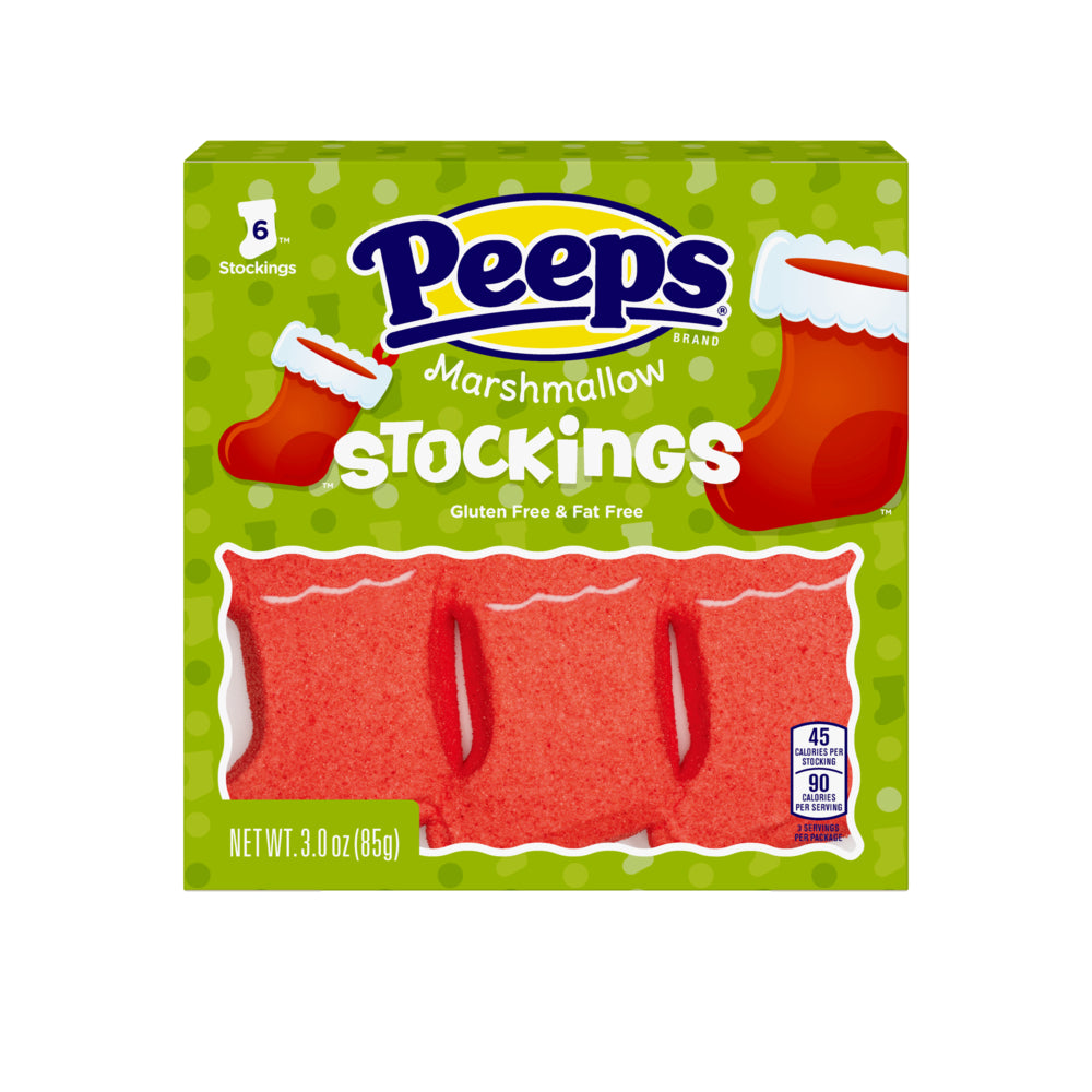 Jb Xmas Peeps 6ct  Stockings   12/3oz