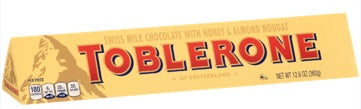 Toblerone Milk Chocolate 12.6oz 2/10ct