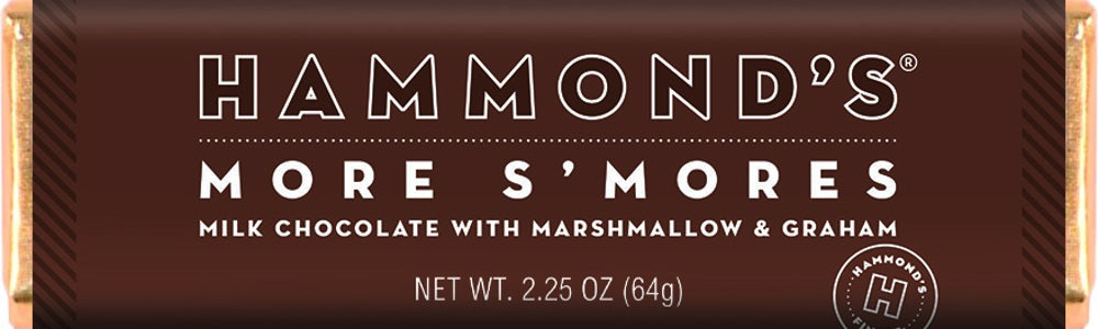 Hammond's Choc Bar More S'mores MC 2.25 oz 12/12ct