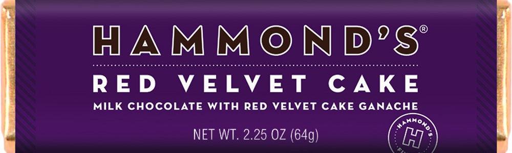 Hammond's Choc Bar Red Velvet Cake MC 2.25 oz 12/12ct