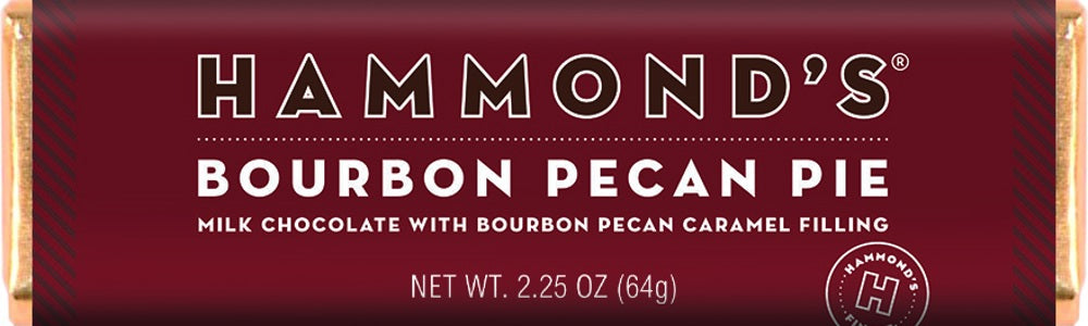 Hammond's Choc Bar Bourbon Pecan Pie MC 2.25 oz 12/12ct