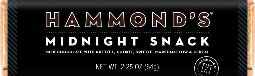 Hammond's Choc Bar Midnight Snack MC 2.25 oz 12/12ct